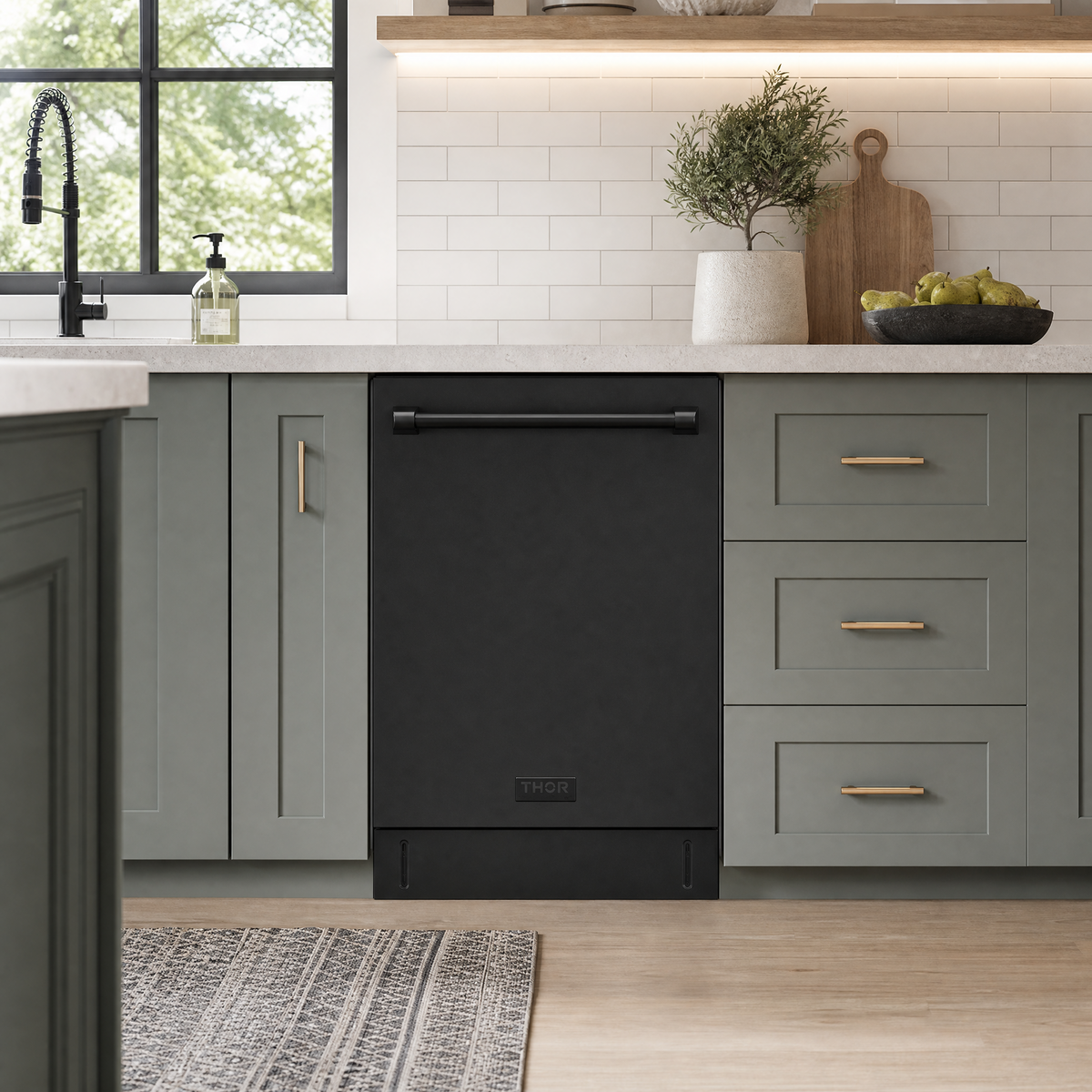 24 Inch Built-In Dishwasher with Open Dry and 7 Cycle in Stainless Steel