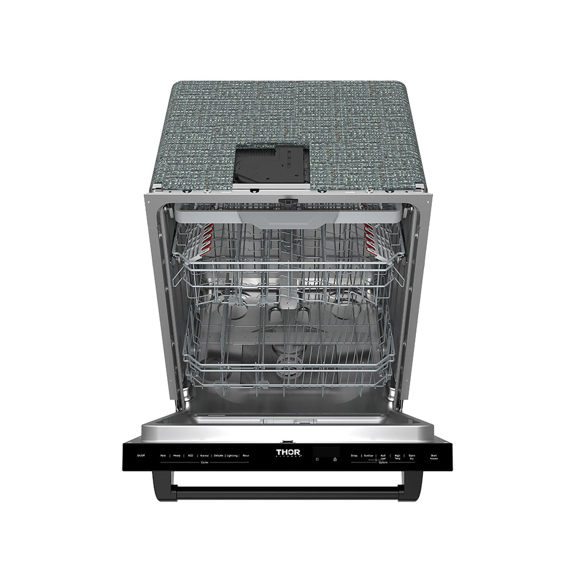 24 Inch Built-In Dishwasher with Open Dry and 7 Cycle in Stainless Steel