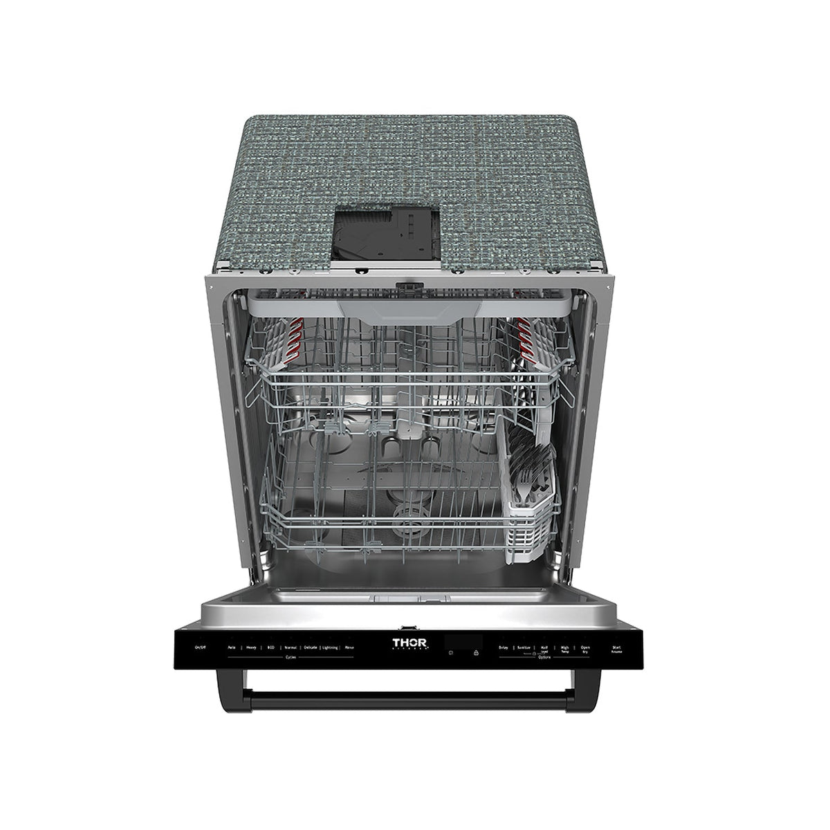 24 Inch Built-In Dishwasher with Open Dry and 7 Cycle in Stainless Steel