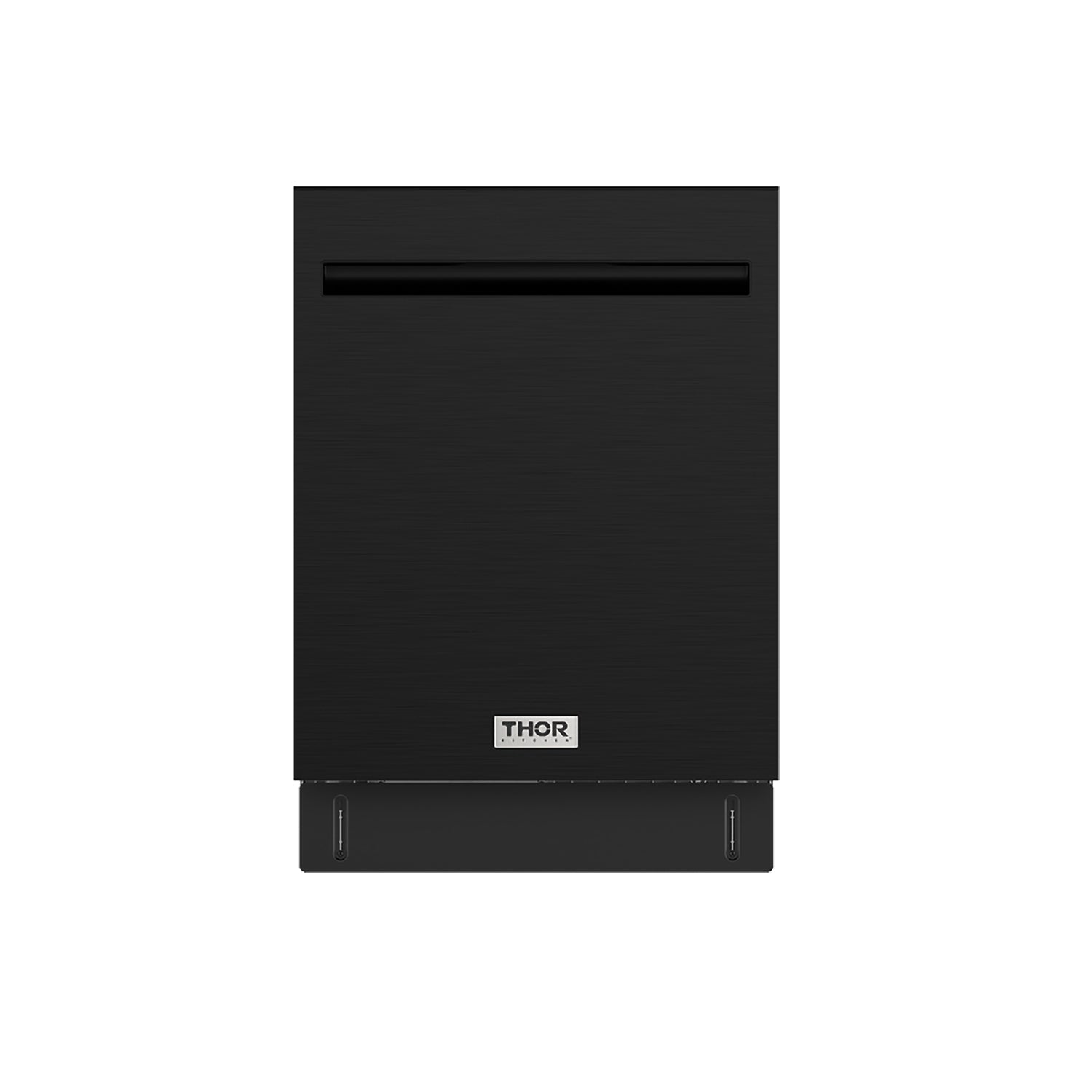 24 Inch Built-In Top Control Dishwasher with Pocket Handle – Stainless Steel/Black