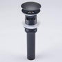 Brass Bathroom Vessel Vanity Sink Pop Up Drain Stopper with Overflow Lavatory Drain Assembly