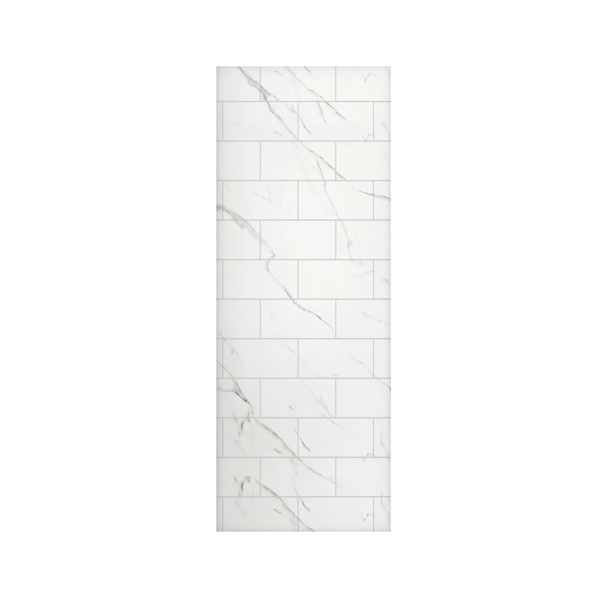 60"x36"/48"x96" Medium Tile Pattern SMC Shower Wall Panel System in 4 Finishes