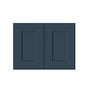 Cyber Grey RTA 24"-36"W x 12"D x 12"-24"H 17-Size Double Doors Short Wall Cabinet