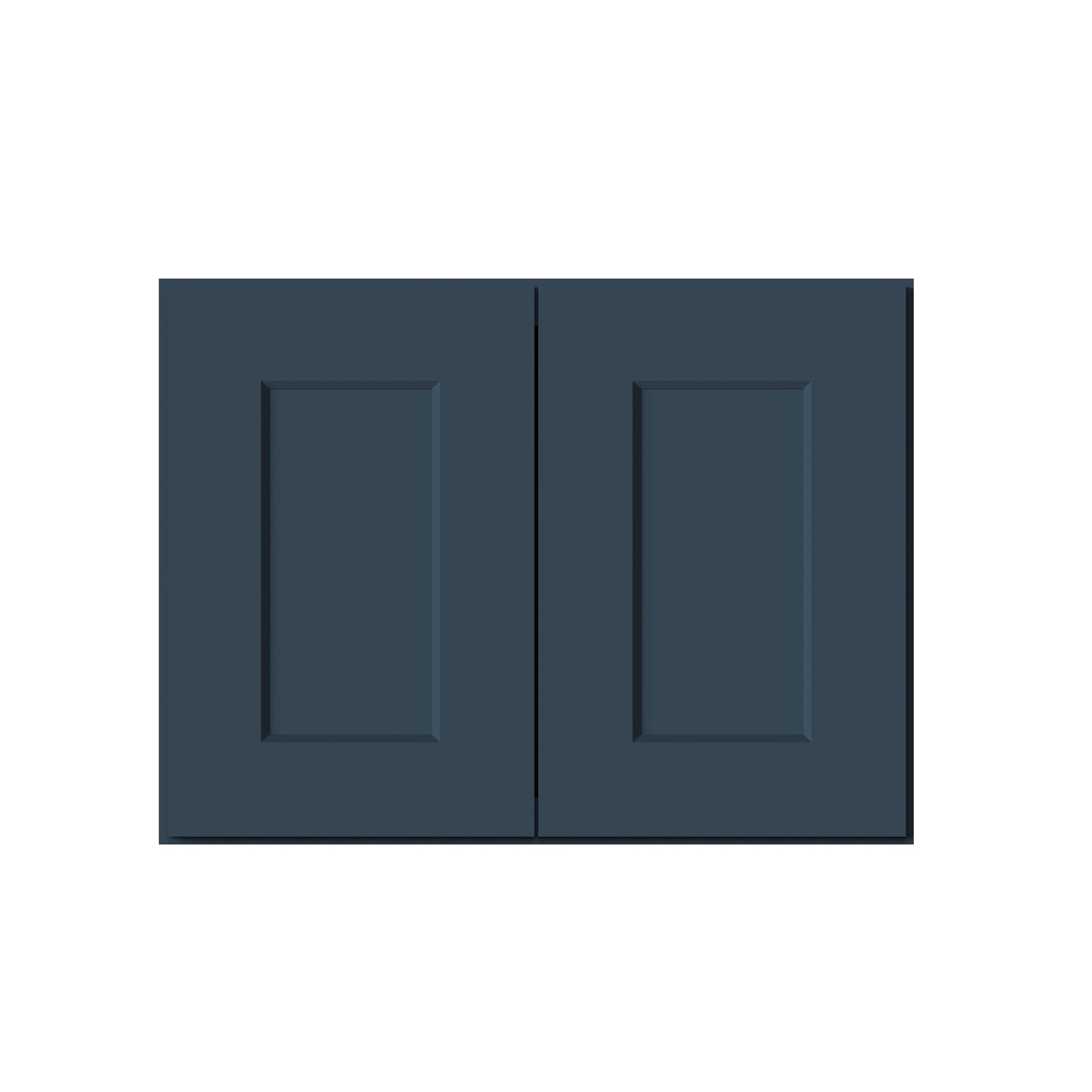 Cyber Grey RTA 24"-36"W x 12"D x 12"-24"H 17-Size Double Doors Short Wall Cabinet