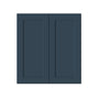 Cyber Grey RTA 24"-36"W x 12"D x 30"-42"H 15-Size Standard Wall Cabinet with 2 Doors and Shelves
