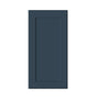 Cyber Grey RTA 9"-21"W x 12"D x 30"-42"H 15-Size Standard Wall Cabinet with Door and Shelves