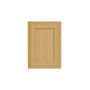 Inset Hazelnut Oak RTA 9-21"W x 30-42"H x 13.5"D 15-Size Single Door Wall Cabinet