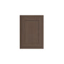 Inset Truffle Brown RTA 9-21"W x 30-42"H x 13.5"D 15-Size Single Door Wall Cabinet