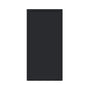 Slim Ebony Black Shaker RTA 9"-21"W x 30"/36"/42"H x 12"D 15-Size Single Door Standard Wall Cabinet