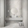 23.6" Natural Marble Vessel Sink with Polished Finish – Real Stone Bathroom Basin in  Beige Gold/White Natural/Gray/Green