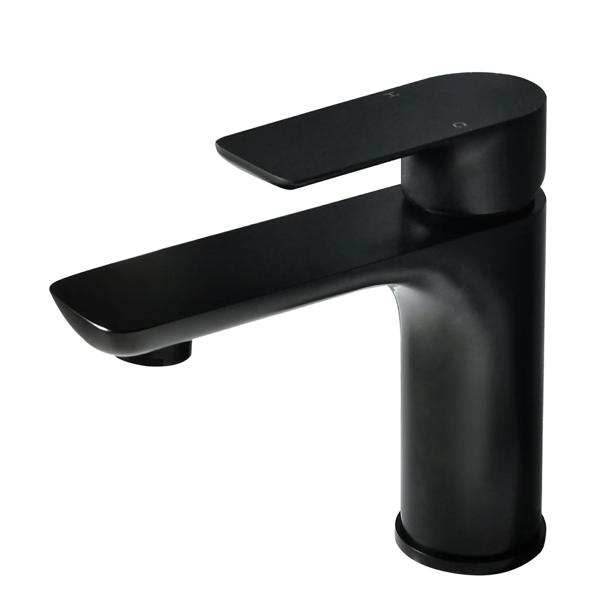 Single-Handle Bathroom Sink Faucet in Brushed Gold/Matte Black with Water Supply Lines