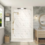 60"x36"/48"x96" Medium Tile Pattern SMC Shower Wall Panel System in 4 Finishes