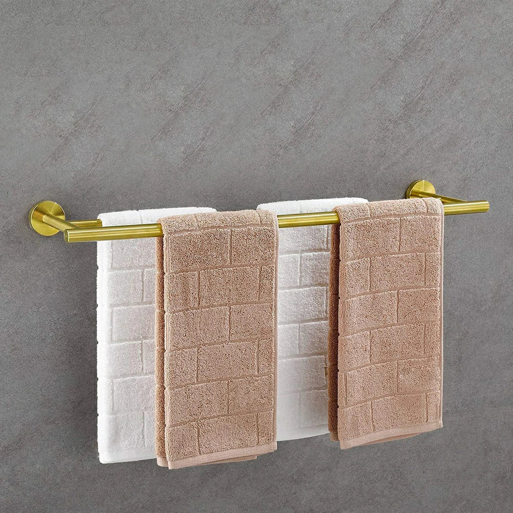 5 Piece Bathroom Towel Rack Set Wall Mount