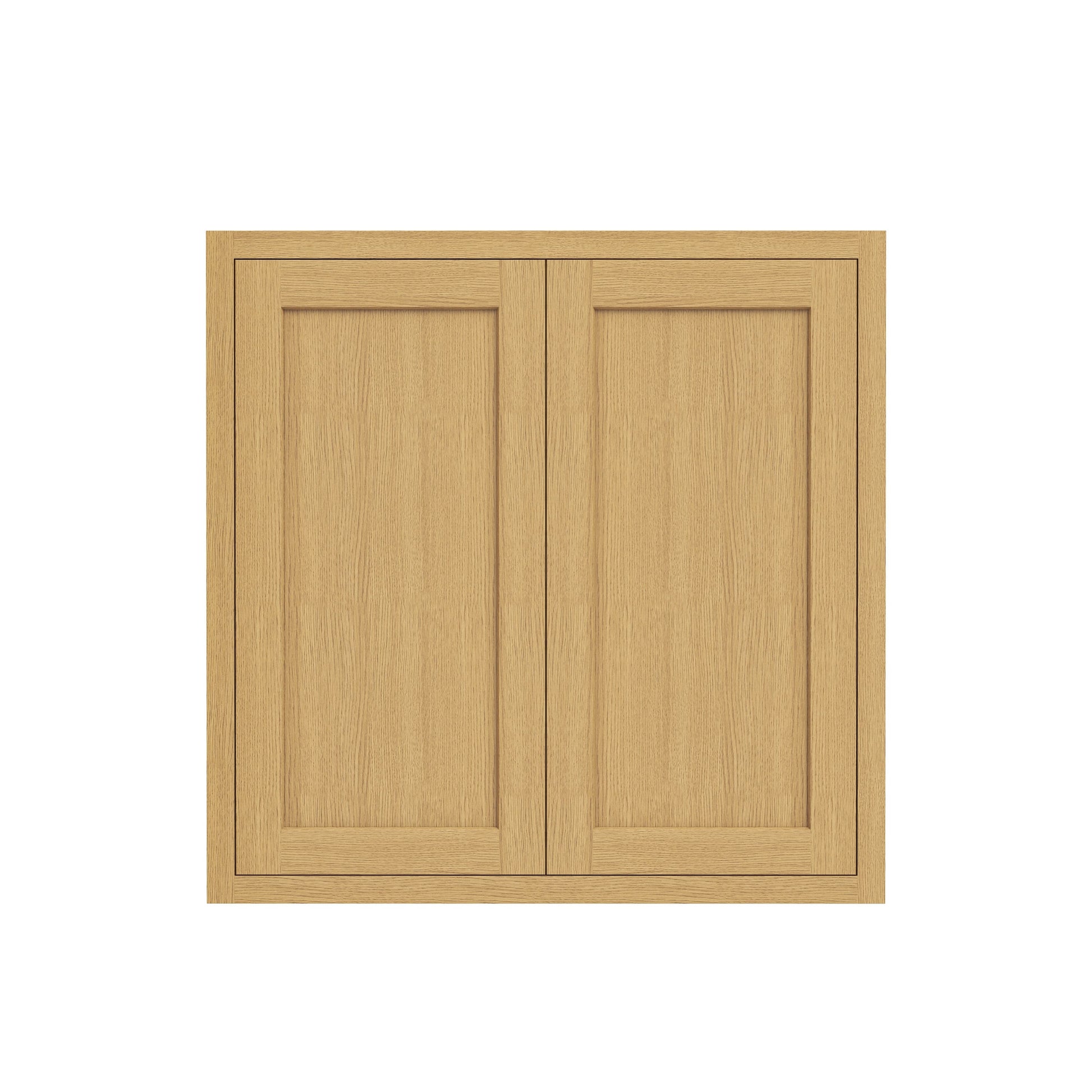 Inset Hazelnut Oak RTA 24-36"W x 30-42"H x 13.5"D 15-Size Double Doors Wall Cabinet