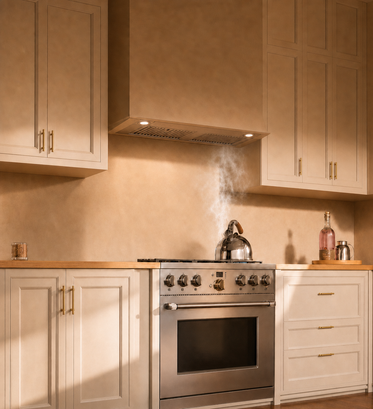 28/36-Inch 350 CFM Built-In/Insert Range Hood with Baffle Filters