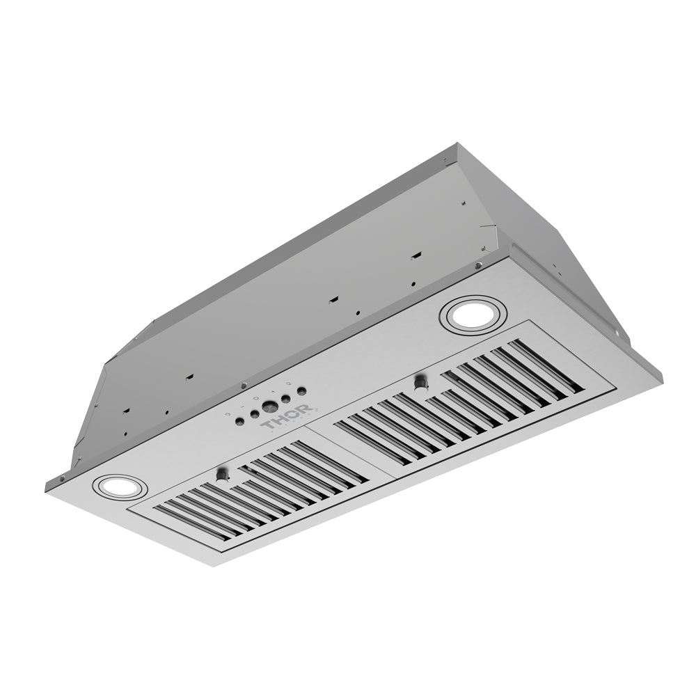 28/36-Inch 350 CFM Built-In/Insert Range Hood with Baffle Filters