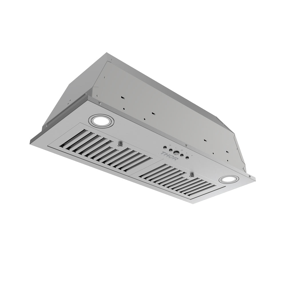28/36-Inch 350 CFM Built-In/Insert Range Hood with Baffle Filters
