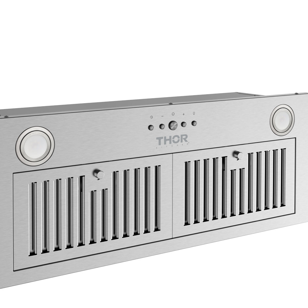 28/36-Inch 350 CFM Built-In/Insert Range Hood with Baffle Filters