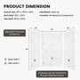 60"x36"/48"x96" Medium Tile Pattern SMC Shower Wall Panel System in 4 Finishes