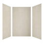 60"x36"x96" SMC Shower Wall Panels, Waterproof Grout-Free Shower Surround in 4 Finishes