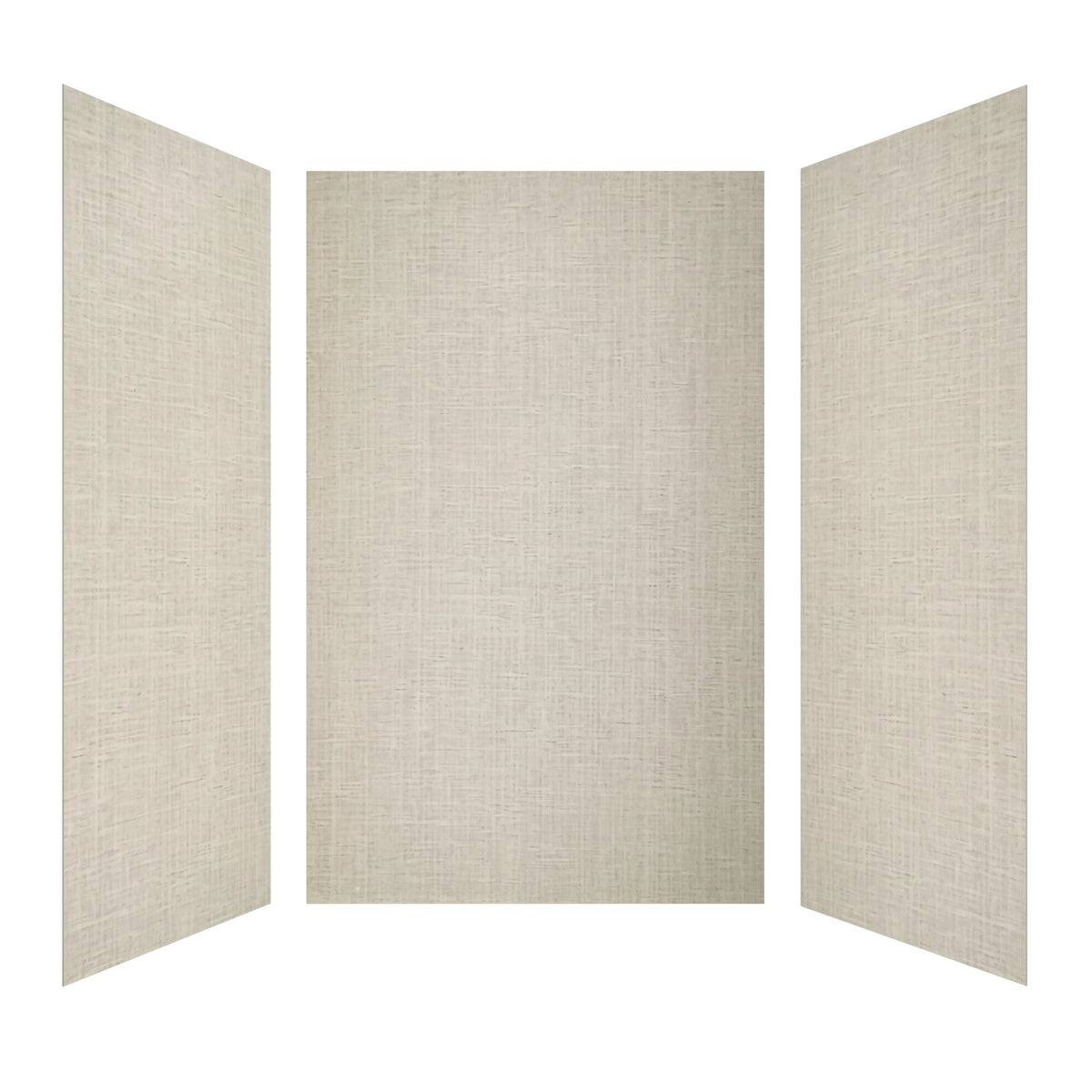 60"x36"x96" SMC Shower Wall Panels, Waterproof Grout-Free Shower Surround in 4 Finishes