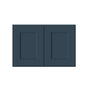 Cyber Grey RTA 24"-36"W x 12"D x 12"-24"H 17-Size Double Doors Short Wall Cabinet