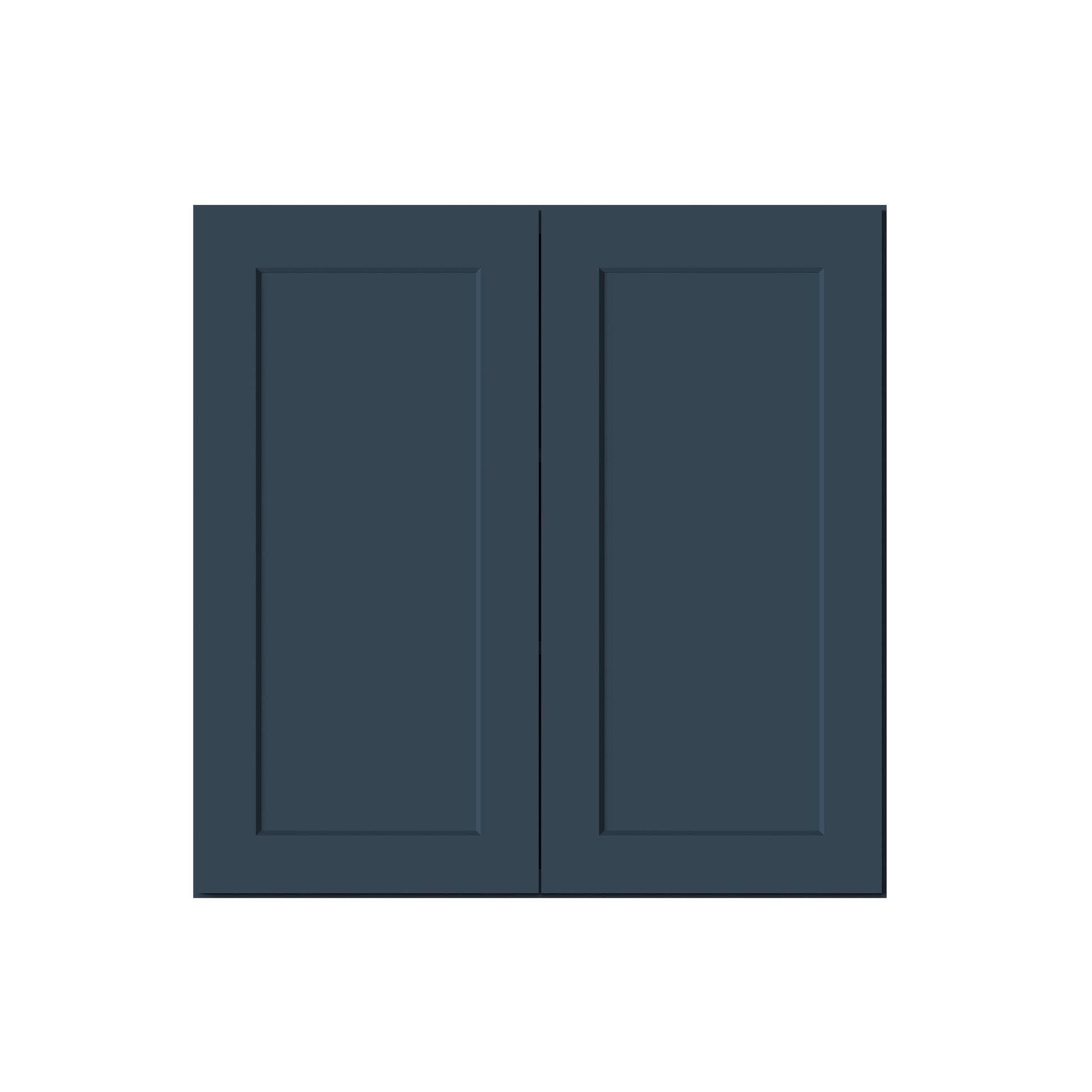 Cyber Grey RTA 24"-36"W x 12"D x 30"-42"H 15-Size Standard Wall Cabinet with 2 Doors and Shelves