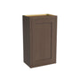Inset Truffle Brown RTA 9-21"W x 30-42"H x 13.5"D 15-Size Single Door Wall Cabinet