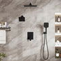 12-inch Dual Shower System with 4-Function Handheld Shower