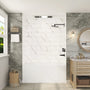 60"x36"/48"x96" Medium Tile Pattern SMC Shower Wall Panel System in 4 Finishes