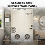 60"x36"x96" SMC Shower Wall Panels, Waterproof Grout-Free Shower Surround in 4 Finishes