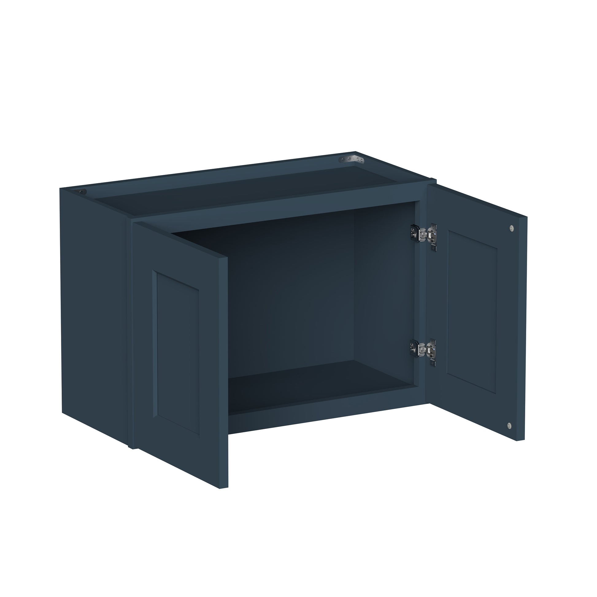 Cyber Grey RTA 24"-36"W x 12"D x 12"-24"H 17-Size Double Doors Short Wall Cabinet