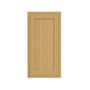 Inset Hazelnut Oak RTA 9-21"W x 30-42"H x 13.5"D 15-Size Single Door Wall Cabinet