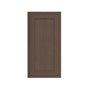 Inset Truffle Brown RTA 9-21"W x 30-42"H x 13.5"D 15-Size Single Door Wall Cabinet
