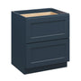 Cyber Grey RTA 30"W x 24"D x 34.5"H Base Cabinet with 2 Drawers