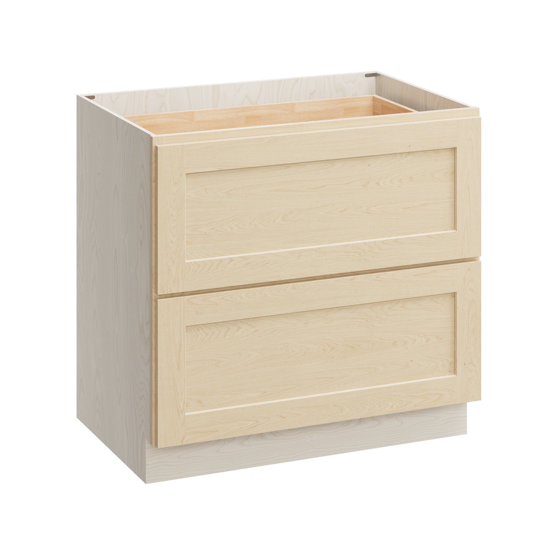Versa Shaker RTA 36"W x 24"D x 34.5"H Base Cabinet with 2 Drawers