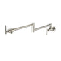 Wall Mount Pot Filler Kitchen Faucet with 360° Rotating Arm & Fast-Flow Aerator