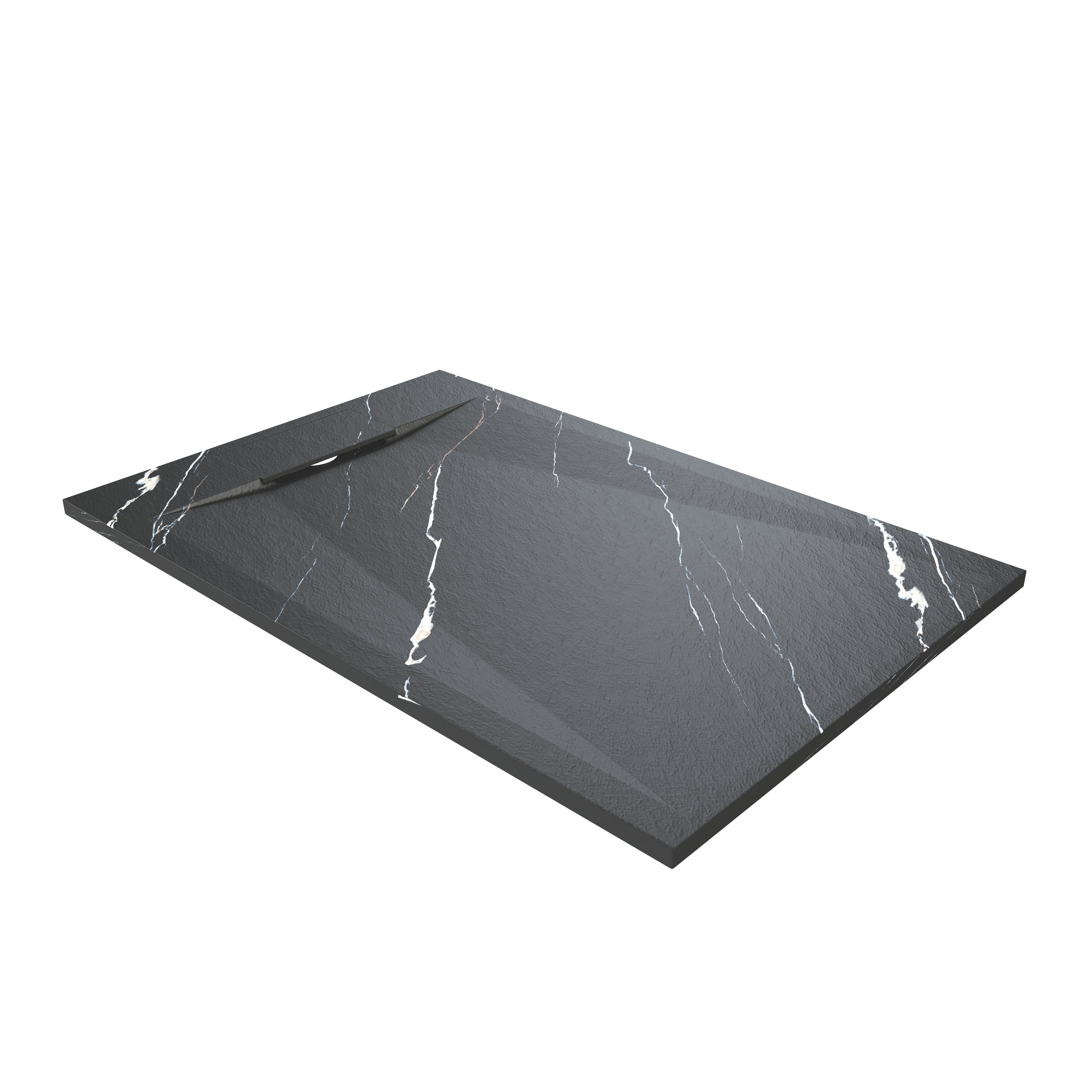 European-Style SMC Shower Base with Low-Entry & Wheelchair Accessible