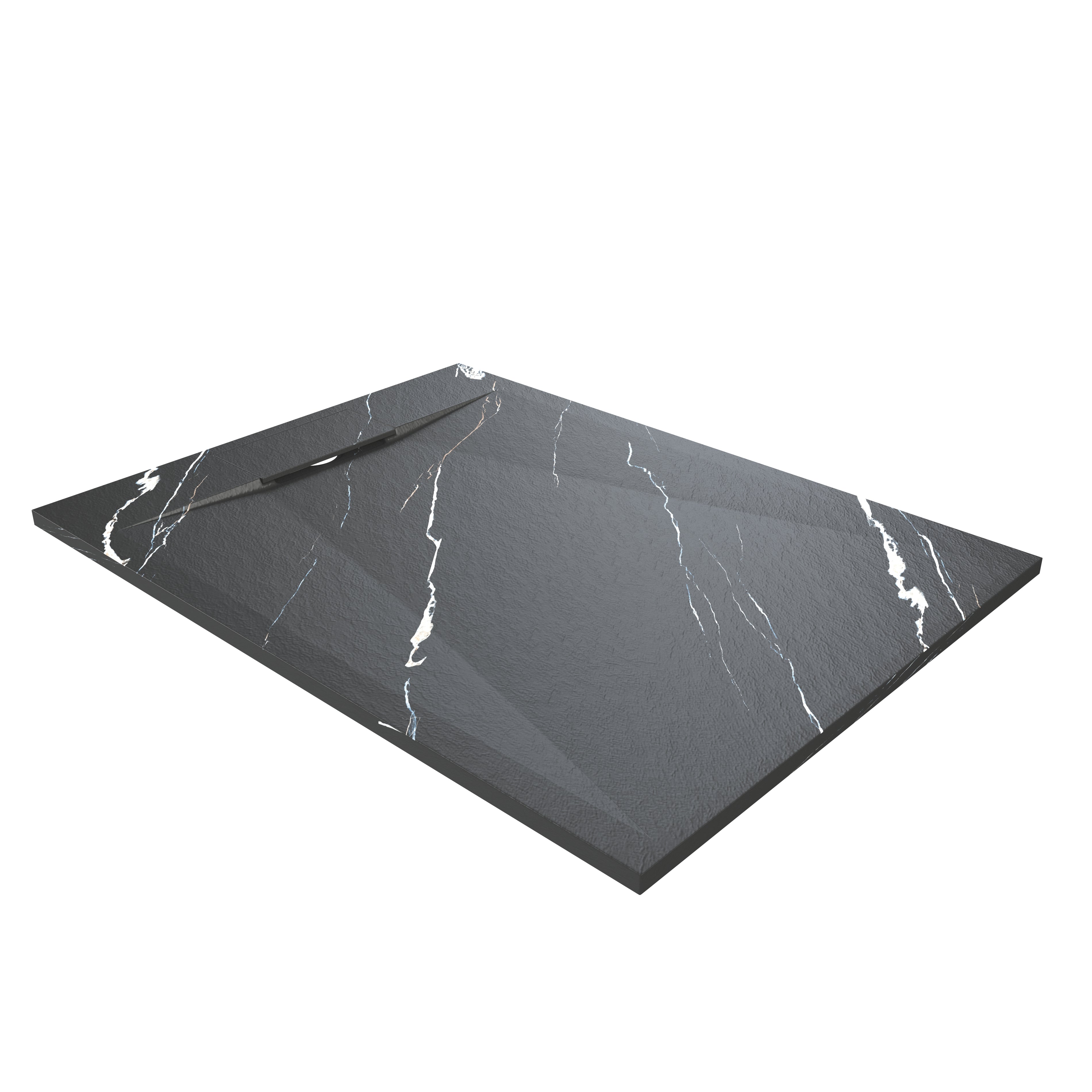 European-Style SMC Shower Base with Low-Entry & Wheelchair Accessible