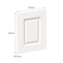 12" x 15" Glacier White Cabinet Sample Door