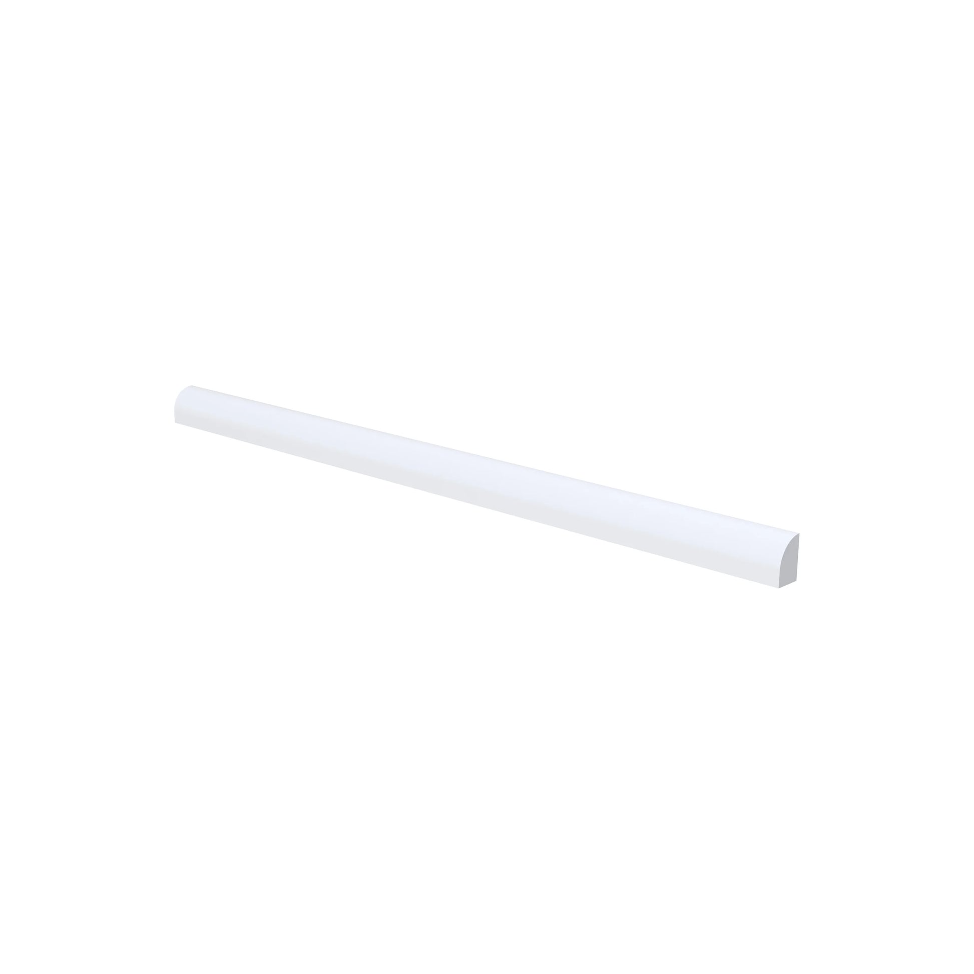 1/2"W x 96"H x 3/4"D Inset Quarter Round Molding - Truffle Brown