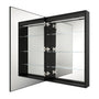 24"x36" Single Door Bathroom Medicine Cabinet with Anti Fog LED Mirror