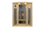 3-Person Hemlock Sauna Room with Digital Controls and Fast Heat-Up Performance