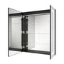 30"/36"x36" Double Doors Bathroom Medicine Cabinet with Anti Fog LED Mirror