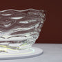 69" Sculptural Transparent Resin Freestanding Soaking Bathtub 