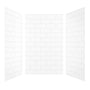 60"x36"/48"x96" Medium Tile Pattern SMC Shower Wall Panel System in 4 Finishes