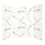 60"x36"x96" SMC Shower Wall Panels, Waterproof Grout-Free Shower Surround in 4 Finishes