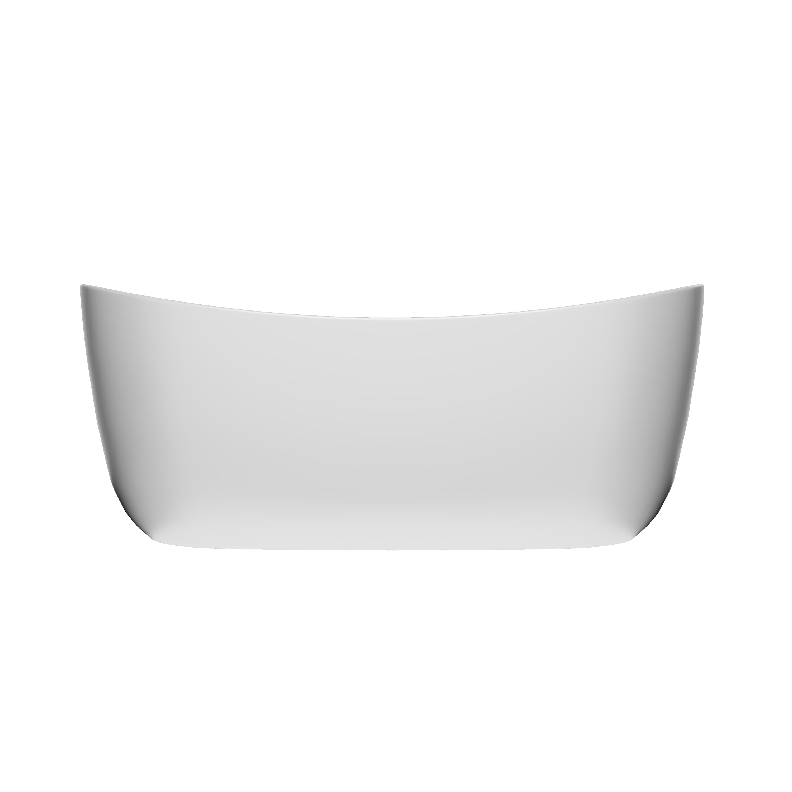 CasaCrylic 71" Freestanding Oval Whirlpool Baths with Water Jets & Chromotherapy Lights