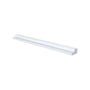 96"W x 1.63"H x 0.88“D Inset Square Light Rail Molding - Truffle Brown
