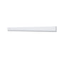 96"W x 3/4"H x 1/4"D Inset Scribe Molding - Truffle Brown
